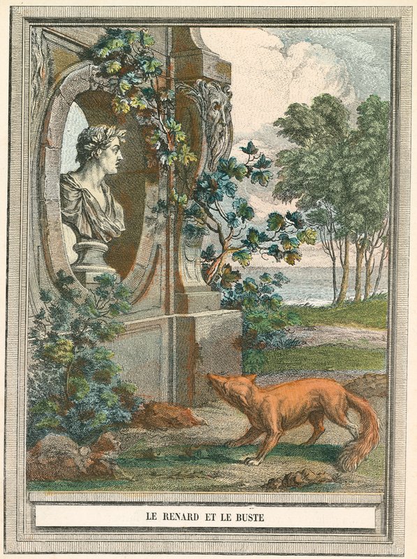 Le renard et le buste - French School