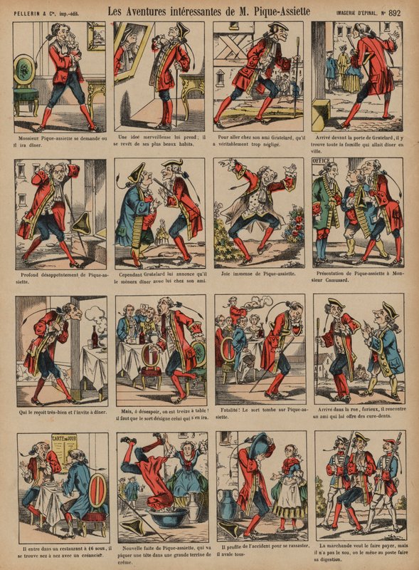 Les aventures intéressantes de Monsieur Pique-Assiette - French School