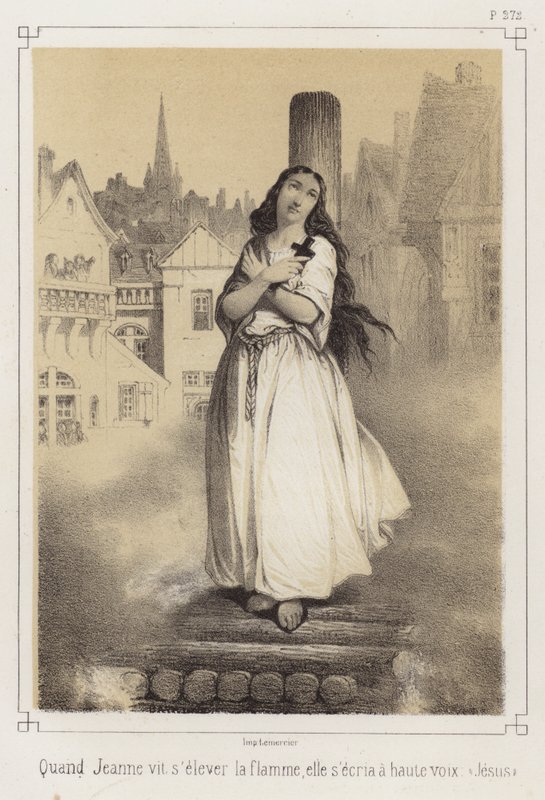 Le martyre de Jeanne d