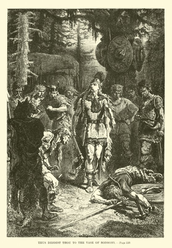 Ainsi as-tu fait au Vase de Soissons (gravure) - French School