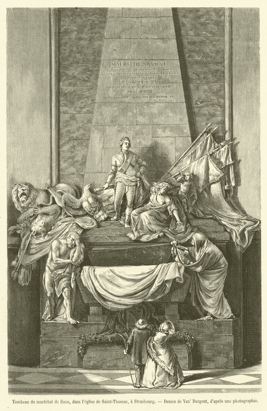 Tombeau du maréchal de Saxe, dans l