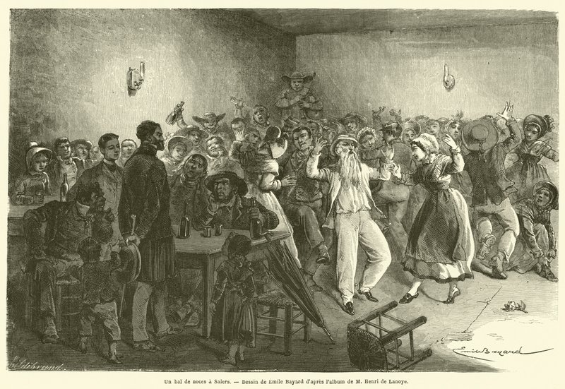 Un bal de noces à Salers - French School