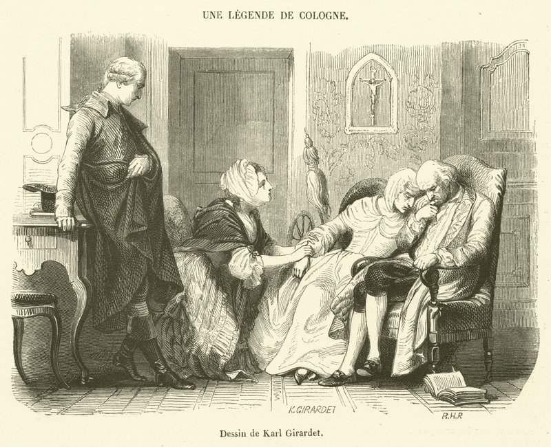 Une Legende de Cologne - French School