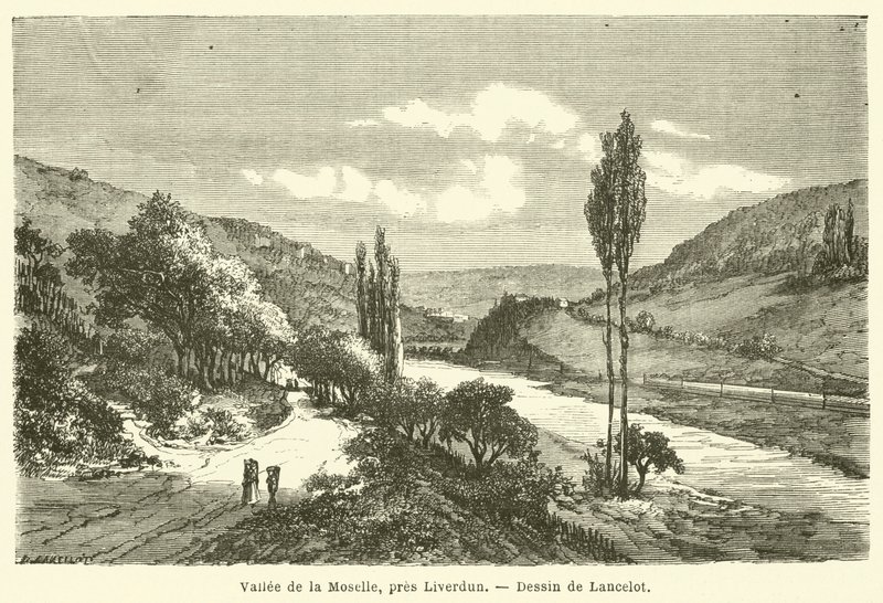 Vallée de la Moselle, près de Liverdun - French School