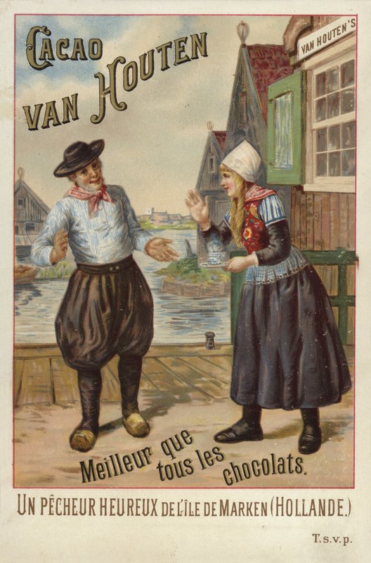 Chocolat Van Houton - Couple néerlandais - French School