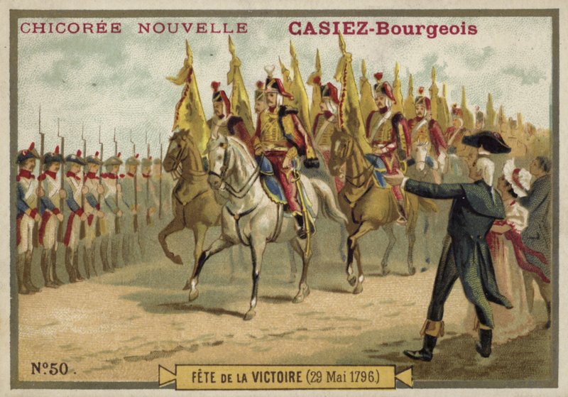 Parade de la victoire, 29 mai 1796 - French School