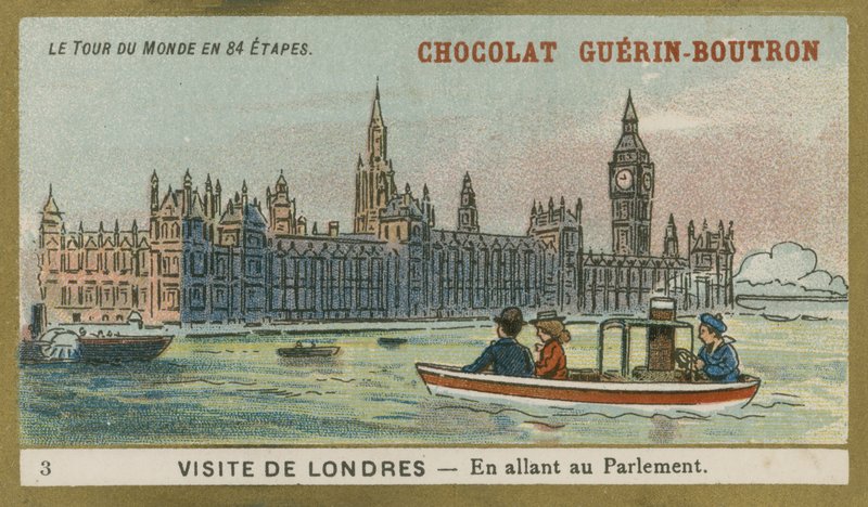 Visite à Londres - en route vers les Chambres du Parlement - French School