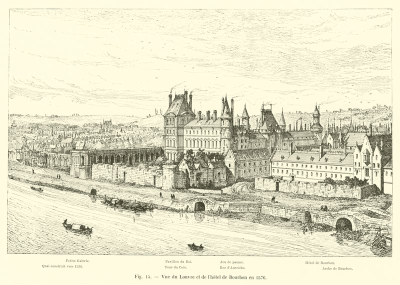 Vue du Louvre et de l