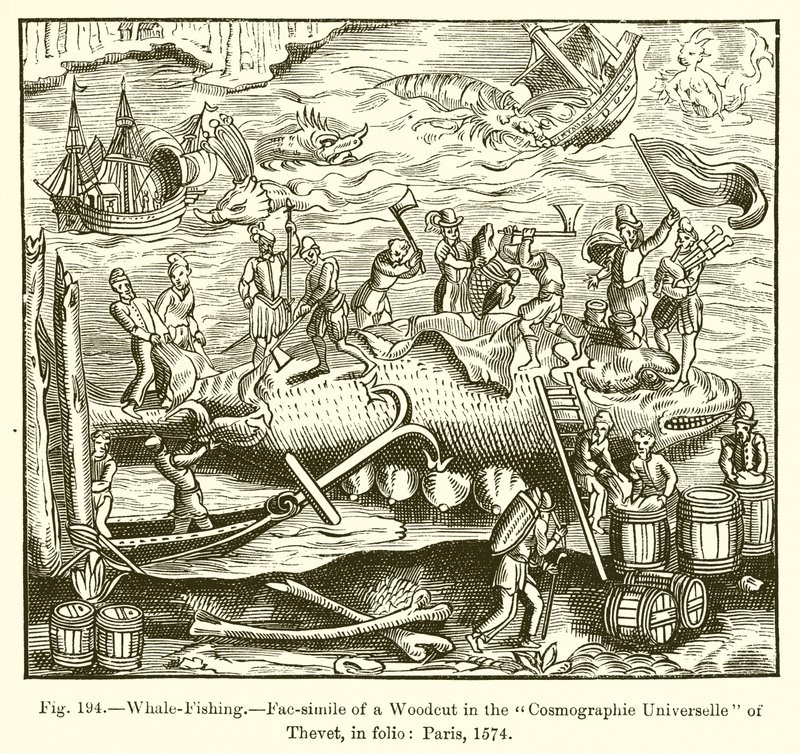 Pêche à la baleine - French School