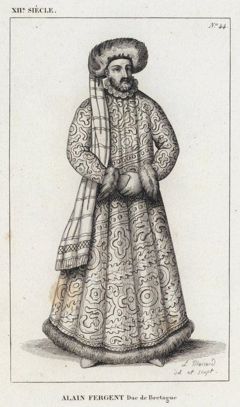 XIIe siècle, Alain Fergent, Duc de Bretagne - French School