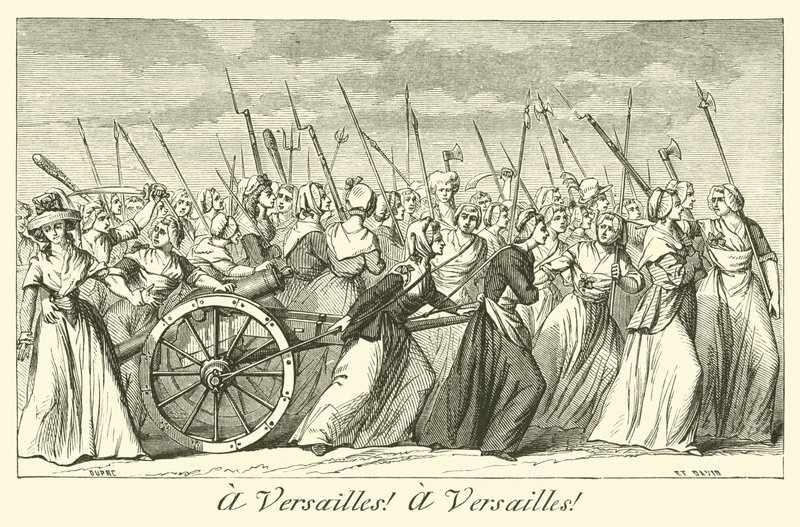 À Versailles! À Versailles! - French School