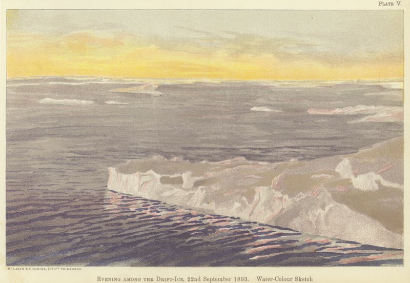 Soirée parmi les glaces dérivantes, 22 septembre 1893 - Fridtjof Nansen
