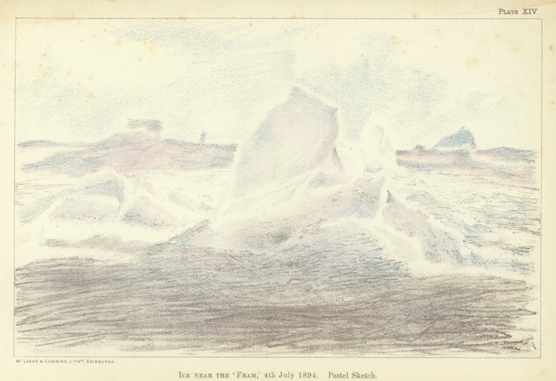 Glace près du 