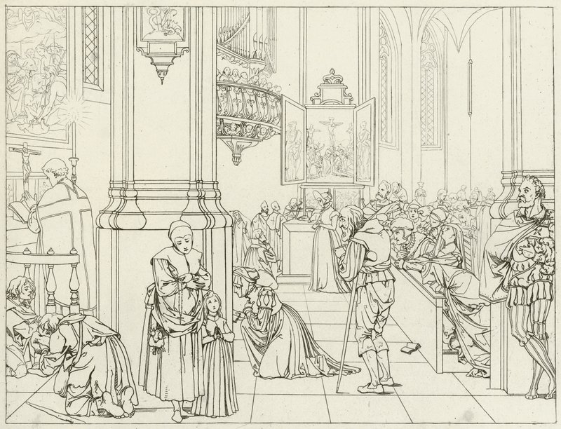 Illustration pour le Faust de Goethe - Friedrich August Moritz Retzsch