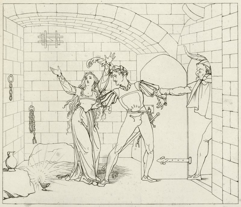 Illustration pour le Faust de Goethe - Friedrich August Moritz Retzsch