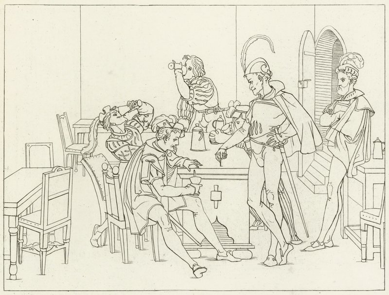 Illustration pour le Faust de Goethe - Friedrich August Moritz Retzsch