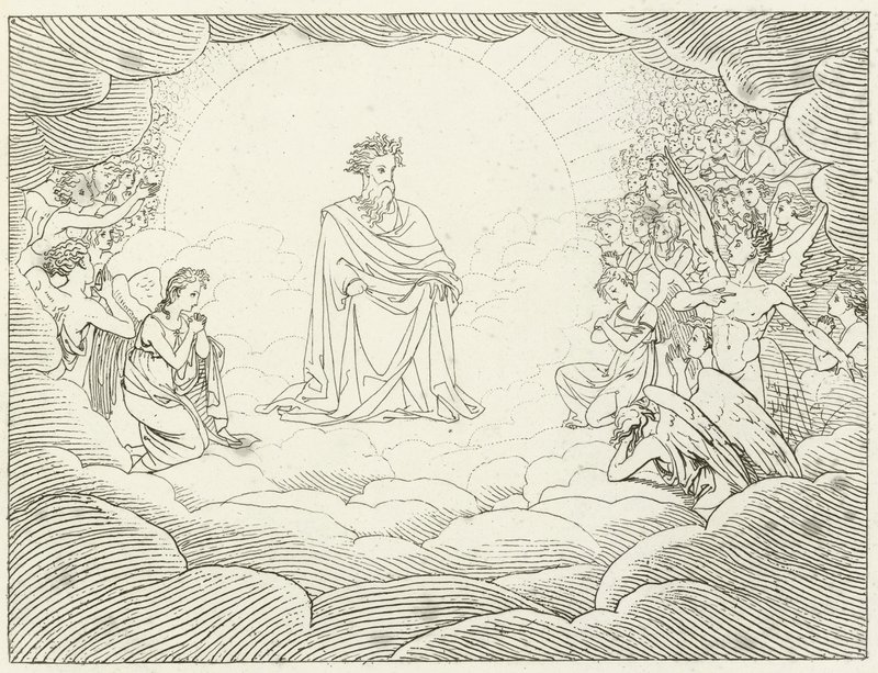 Illustration pour le Faust de Goethe - Friedrich August Moritz Retzsch