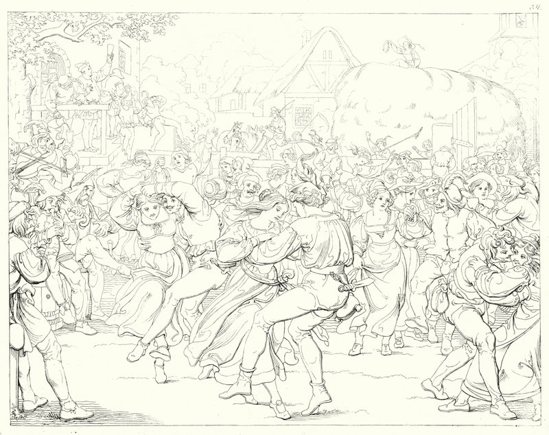 Illustration pour Le Chant de la Cloche de Schiller - Friedrich August Moritz Retzsch