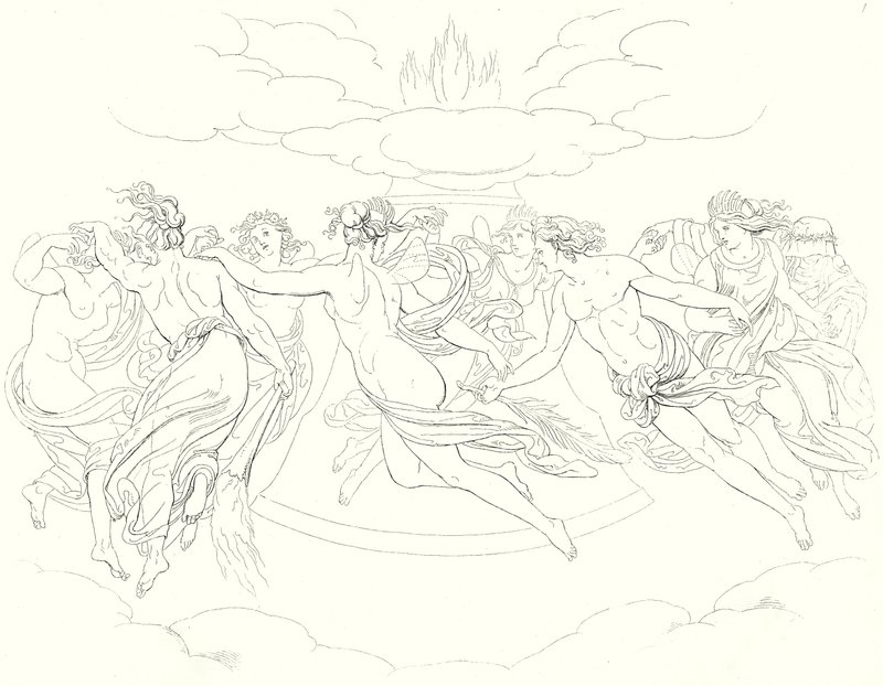 Illustration pour Lied von der Glocke de Schiller - Friedrich August Moritz Retzsch