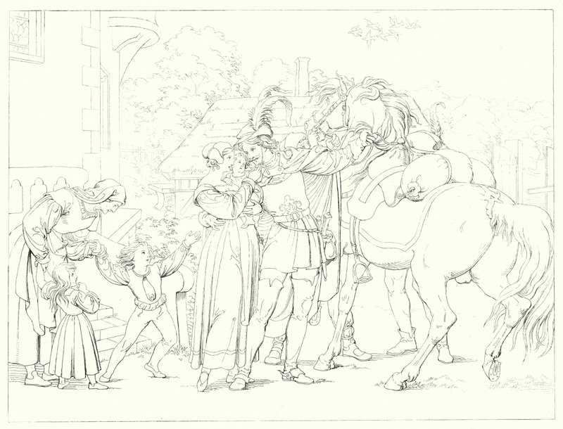 Illustration pour Le Chant de la Cloche de Schiller - Friedrich August Moritz Retzsch