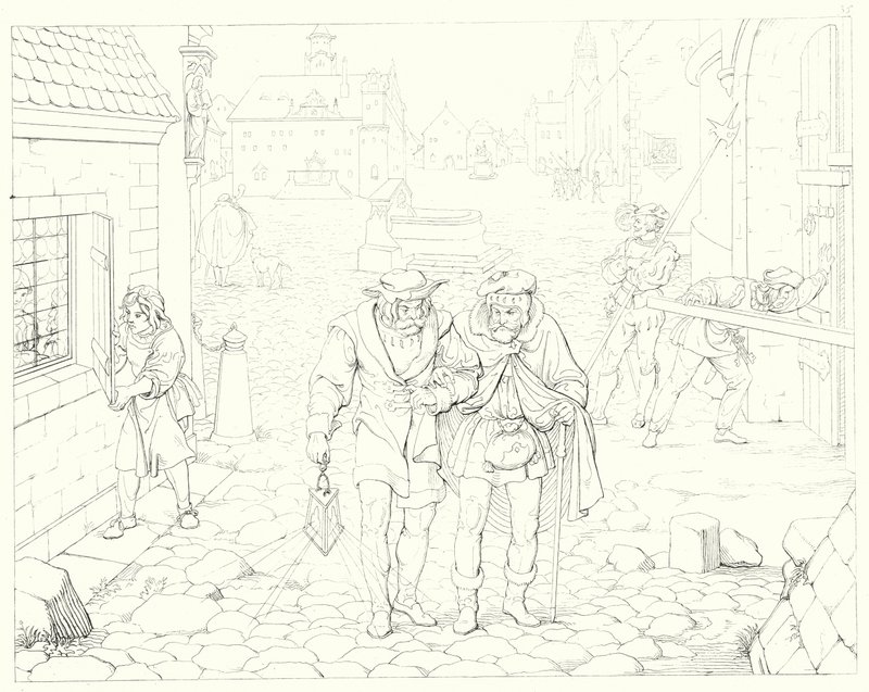 Illustration pour Lied von der Glocke de Schiller - Friedrich August Moritz Retzsch