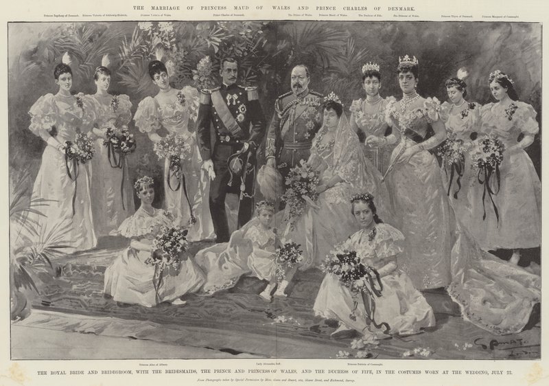 Le mariage de la princesse Maud de Galles et du prince Charles de Danemark - G.S. Amato