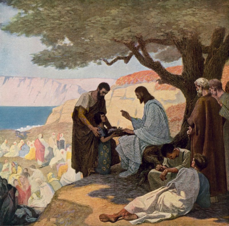 Jésus et le miracle de la multiplication des pains - Gebhard Fugel