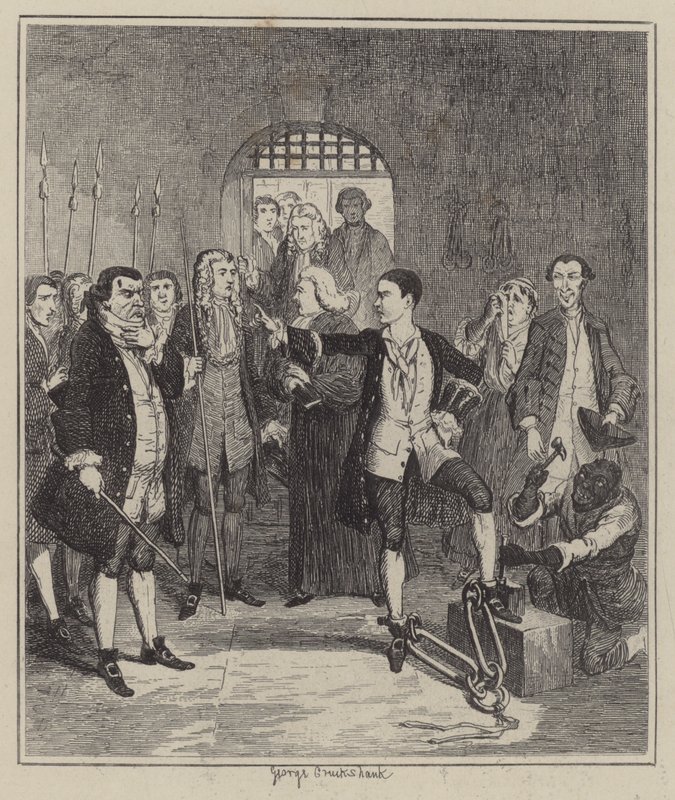 Illustration pour Jack Sheppard - George (after) Cruikshank
