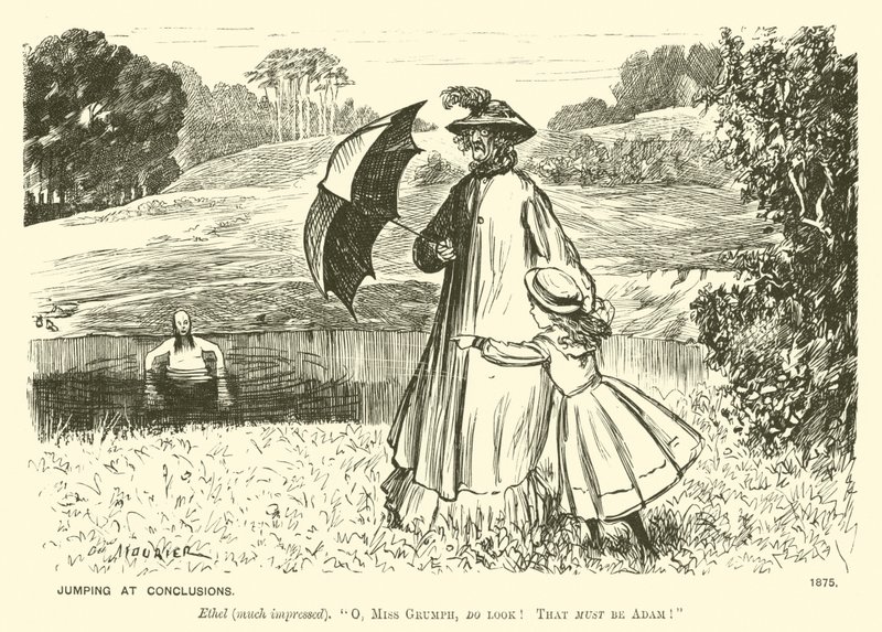 Sauter aux conclusions - George (after) Du Maurier