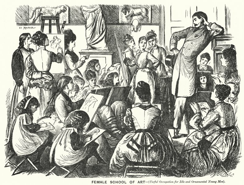 Caricature de Punch : École d