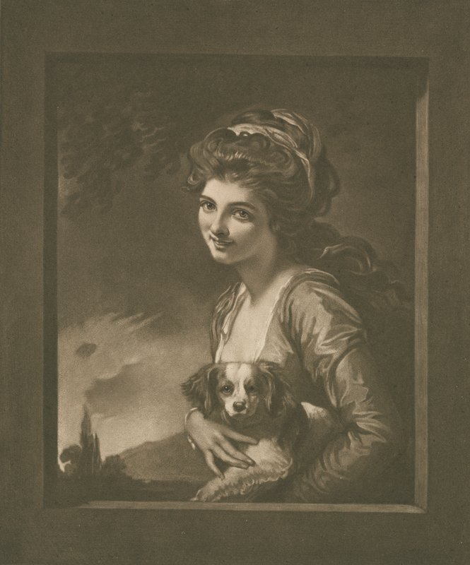 Lady Hamilton en « Nature » (lithographie) - George (after) Romney