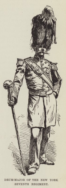Tambour-major du septième régiment de New York - George Augustus Sala