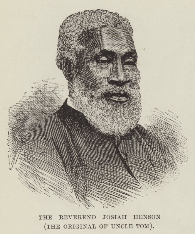 Le révérend Josiah Henson (L