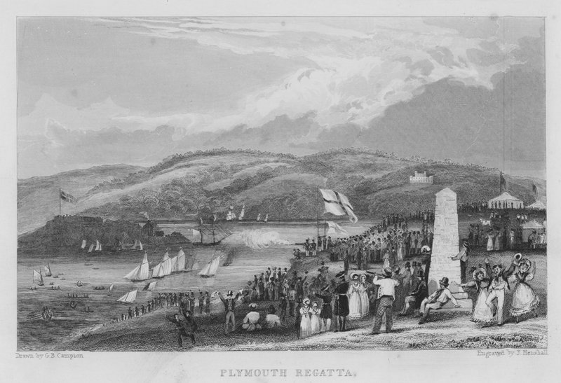 Régate de Plymouth - George Bryant Campion