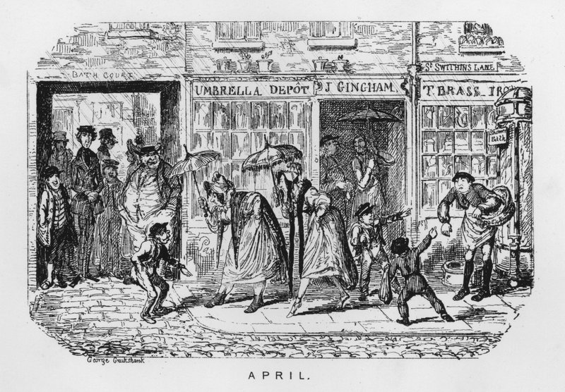 Avril (gravure) - George Cruikshank