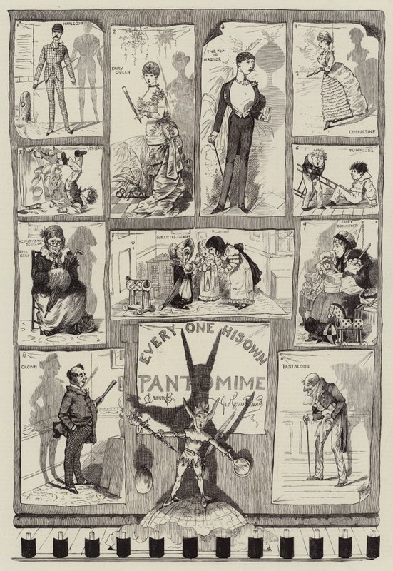 Chacun son propre pantomime - George Cruikshank