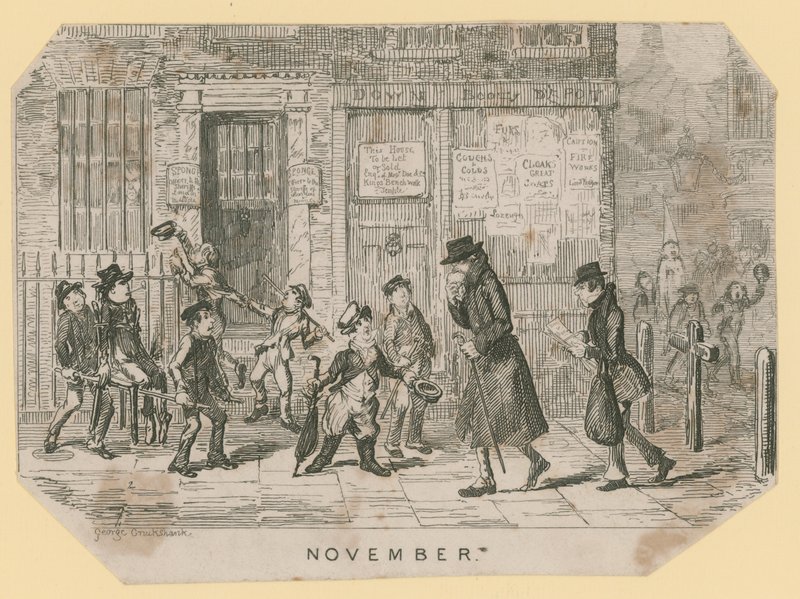La Nuit de Guy Fawkes - George Cruikshank