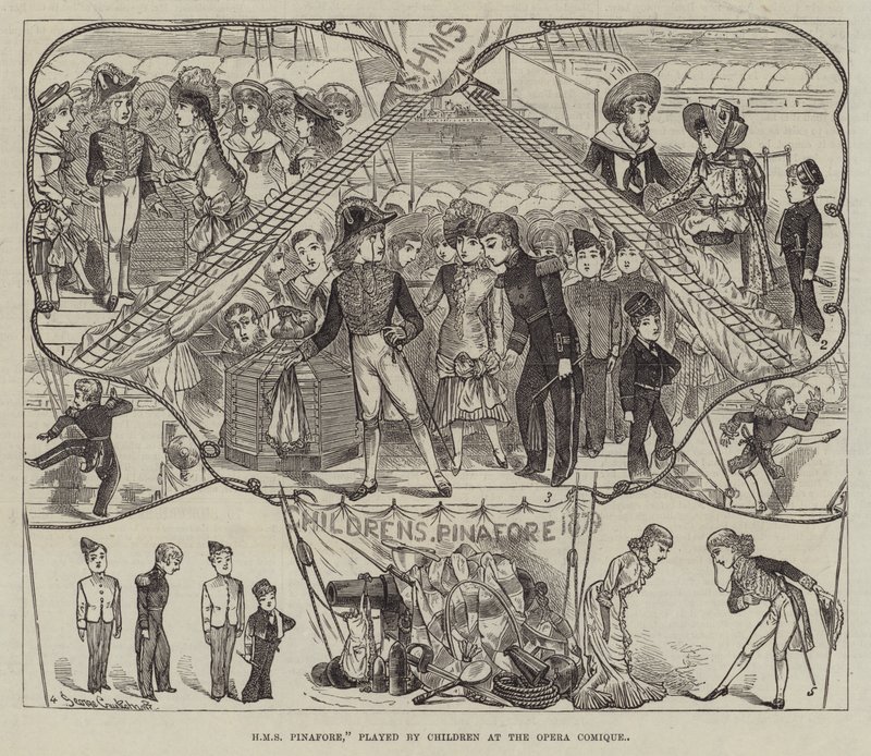 HMS Pinafore, joué par des enfants à l