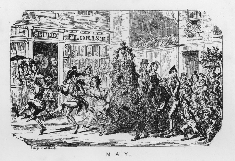 Fête du Travail (gravure) - George Cruikshank
