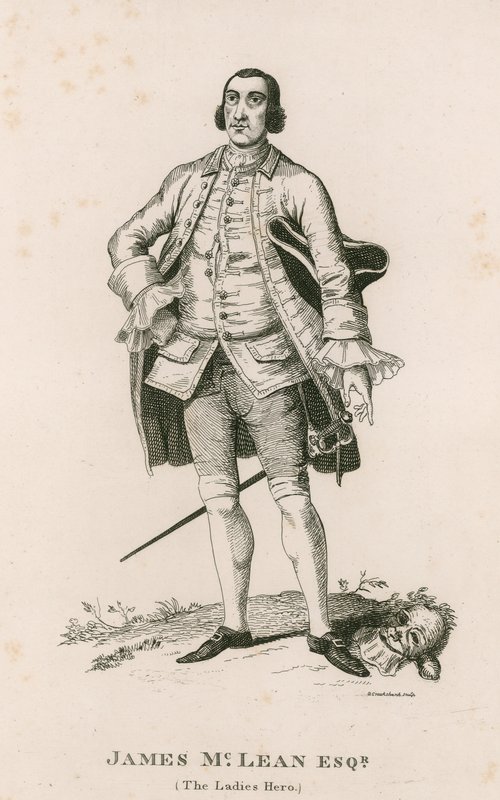 Portrait de James McLean (Le Héros des Dames) - George Cruikshank