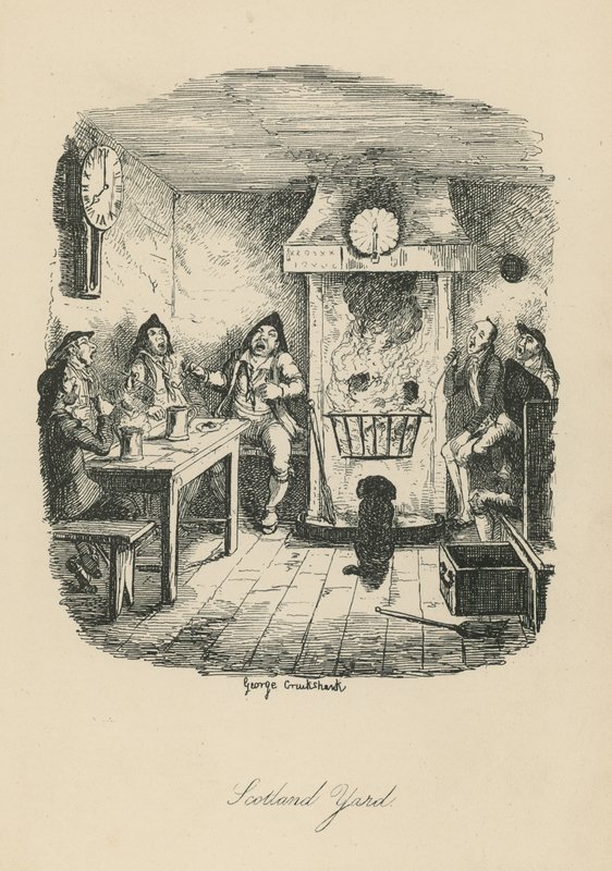 Scotland Yard par George Cruikshank - George Cruikshank