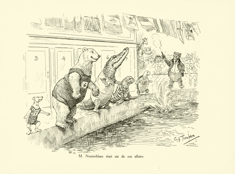 M Nourseblanc etait sur de son affaire (litho) - George Henry Thompson