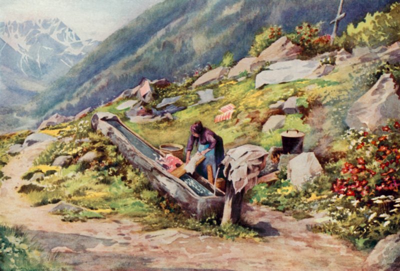 Dans la vallée de Chamonix - George Jackson Flemwell