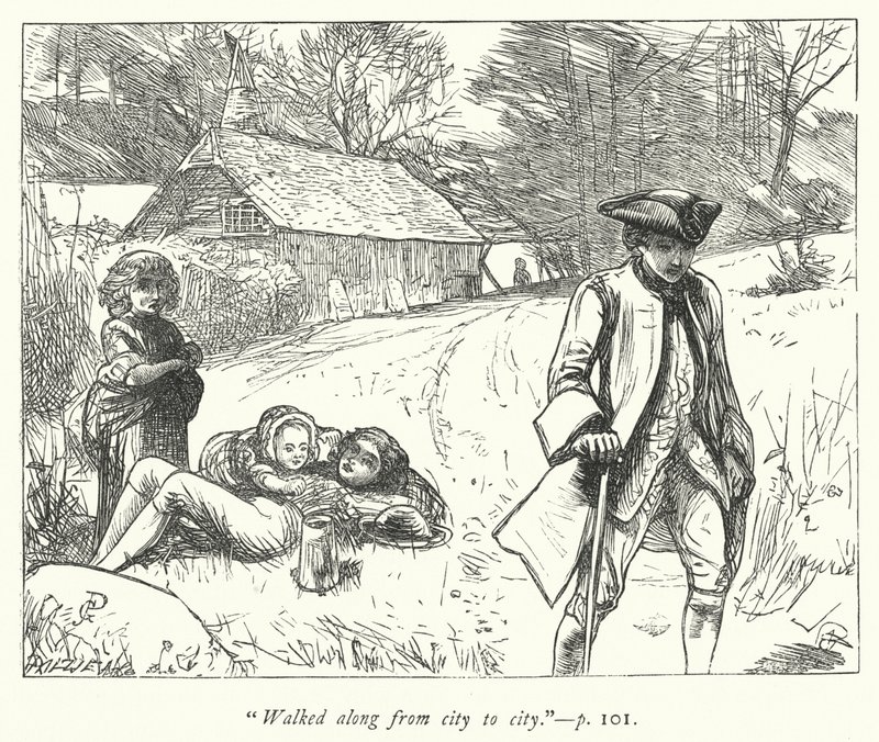 Illustration pour Le Vicaire de Wakefield - George John Pinwell
