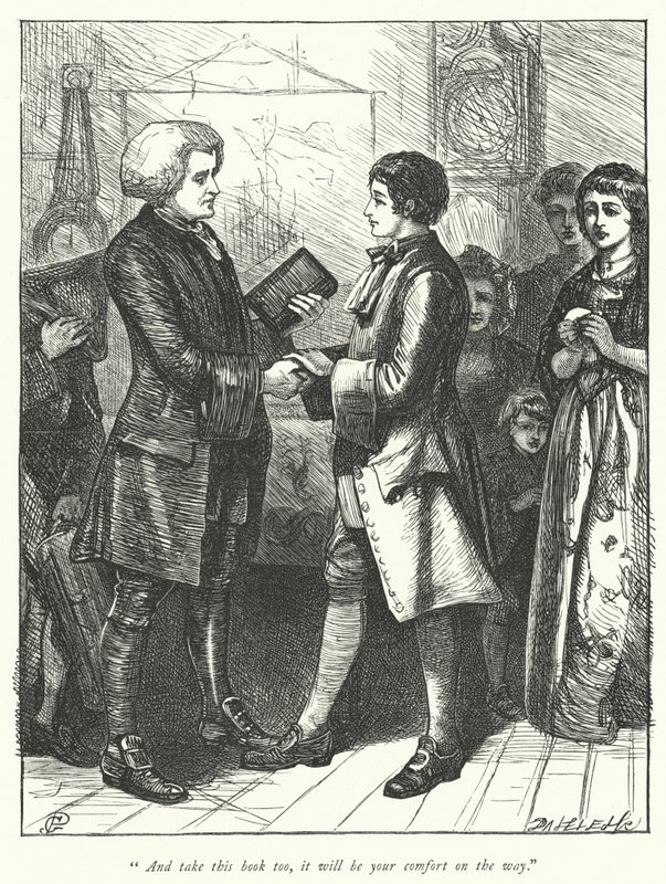 Illustration pour Le Vicaire de Wakefield - George John Pinwell