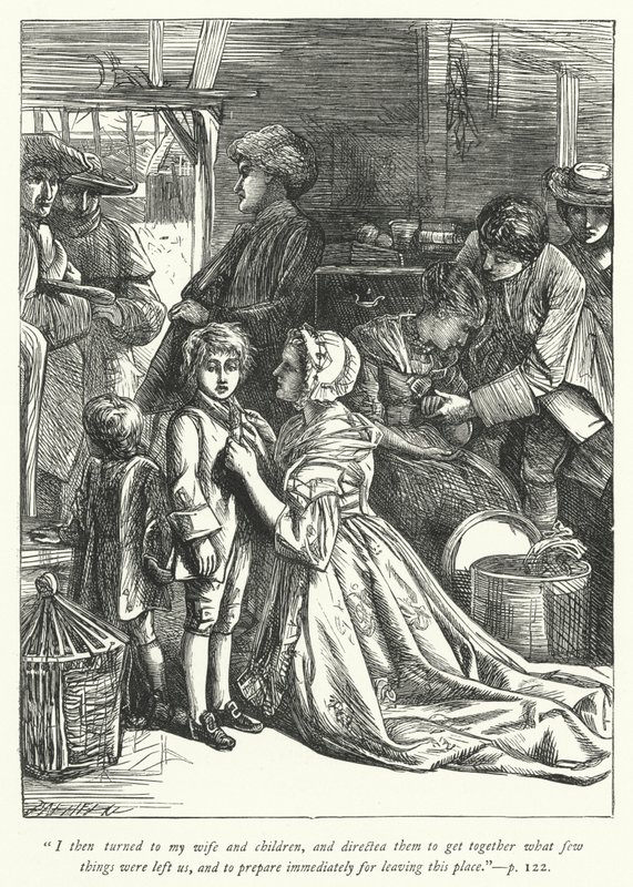 Illustration pour « Le Vicaire de Wakefield » (gravure) - George John Pinwell