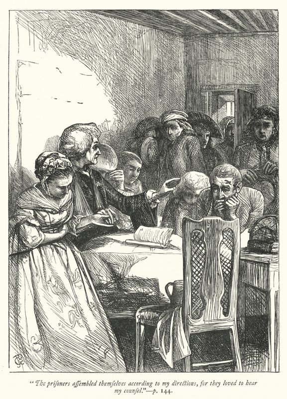 Illustration pour Le Vicaire de Wakefield - George John Pinwell