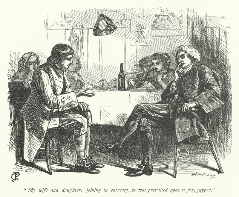 Illustration pour Le Vicaire de Wakefield - George John Pinwell