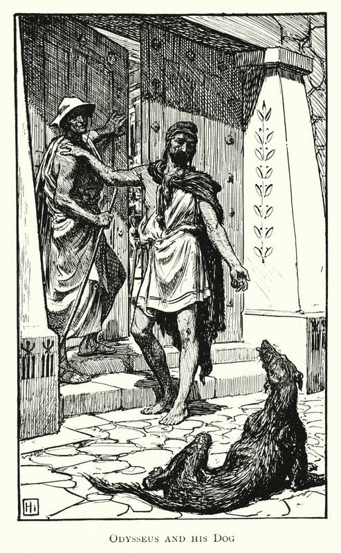 Odyssée : Ulysse et son chien - George Percy Jacomb Hood