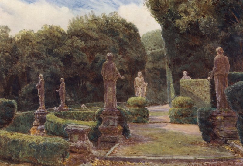 Jardins italiens : Villa Colonna - George Samuel Elgood